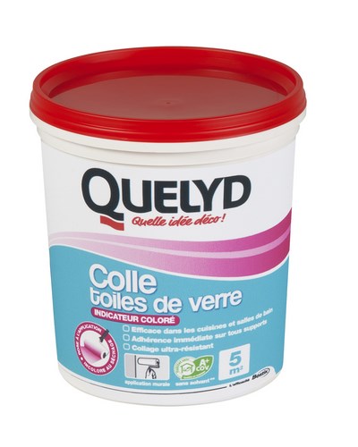 Colle Toiles de Verre Indicateur Coloré Rose 1kg