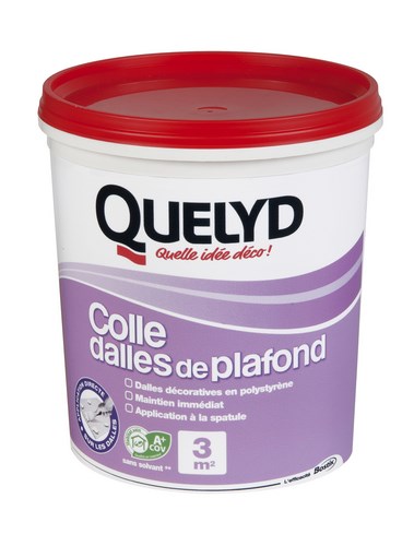 Colle mastic blanche pour dalles de plafond, adhésif mural isolant