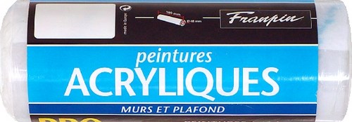 Manchon de rouleau de peinture Spécial Acrylique pour une finition lisse et homogène
