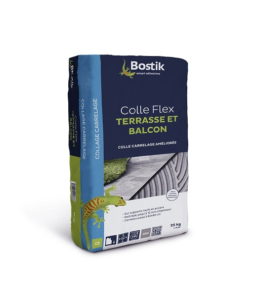 Colle Terrasse et Balcon - C2T Gris 25 kg