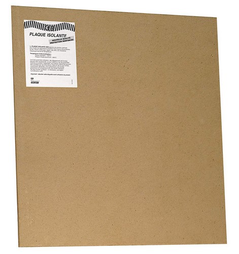 Propfeu : Plaque Isolante 1000x1000x4mm Sans Amiante