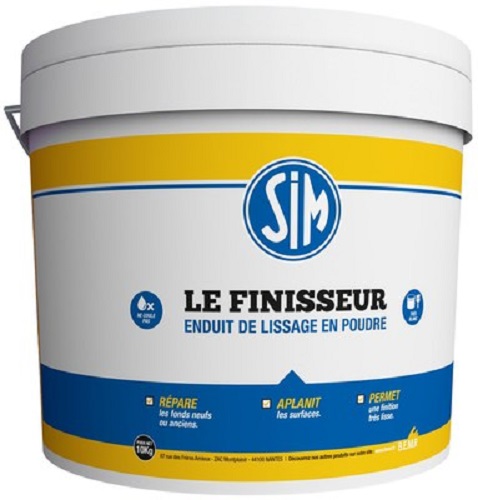 Sim enduit de lissage en poudre Le Finisseur 10kg