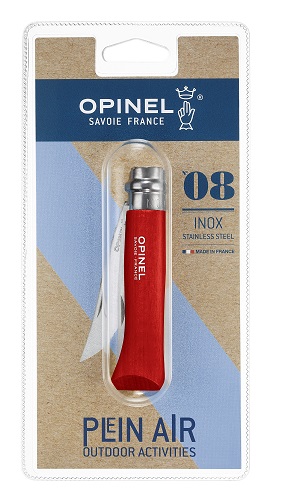 Couteau Outdoor Activities Plein Air Rouge n°8