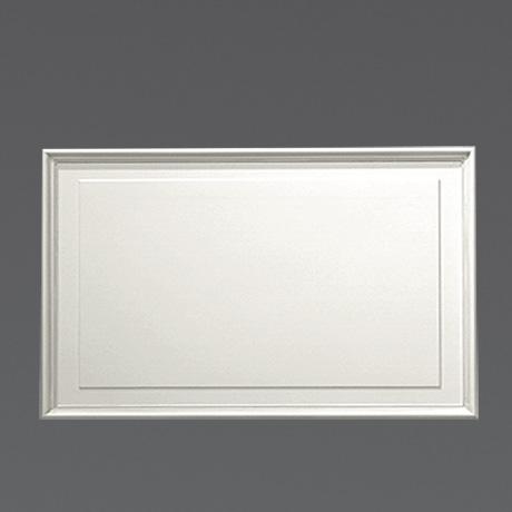 Moulure décorative en staff Lambris 4011 Modèle B, 80 x 50 cm, prête à peindre.