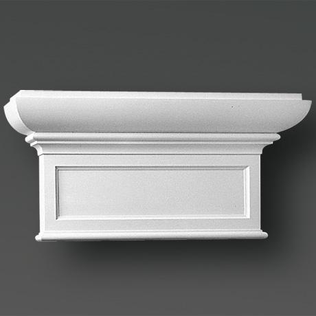 Chapiteau de Pilastre 4409 39.5 x 7.5 x 31 cm
