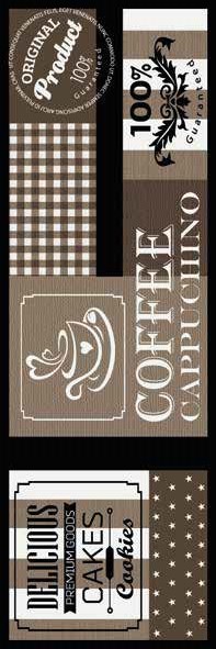 Tapis Coffee Marron 50 x 150 cm