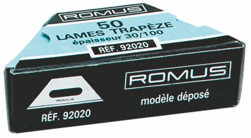 Lames industrielles de sécurité trapèze robustes pour cutter