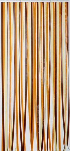 Rideau de Porte Lanières Antilles Brun/Beige 90 x 220 cm