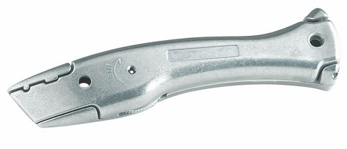 Couteau cutter Delphin pour outillage de découpe bâtiment avec lame rétractable et poignée ergonomique