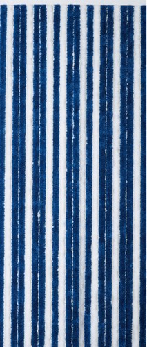 Rideau de porte Florence C113 chenille bleue 90x220cm