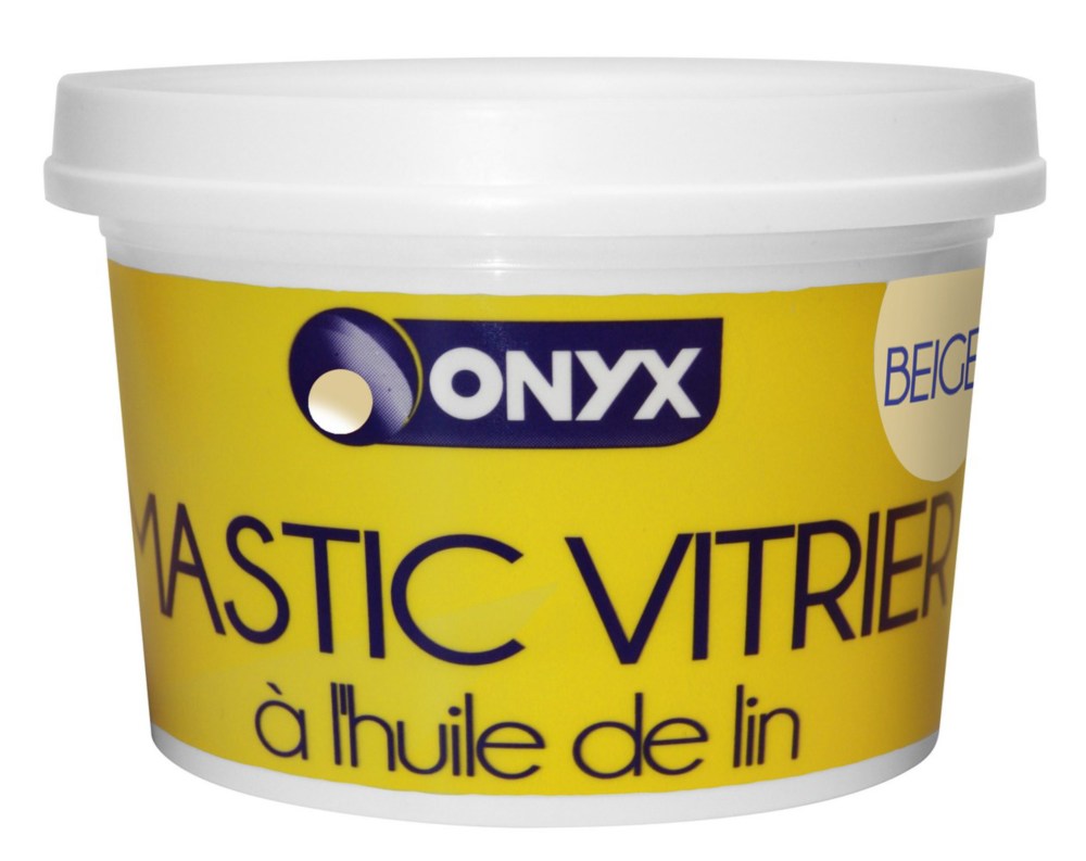 Mastic Vitrier à l'Huile de Lin Beige 1kg