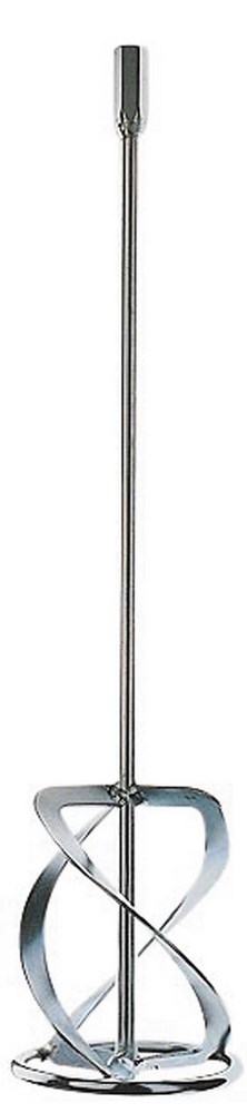 Tige mélangeuse en acier avec hélice gauche WR 120 L pour malaxeur professionnel, idéale pour mortier et colle.