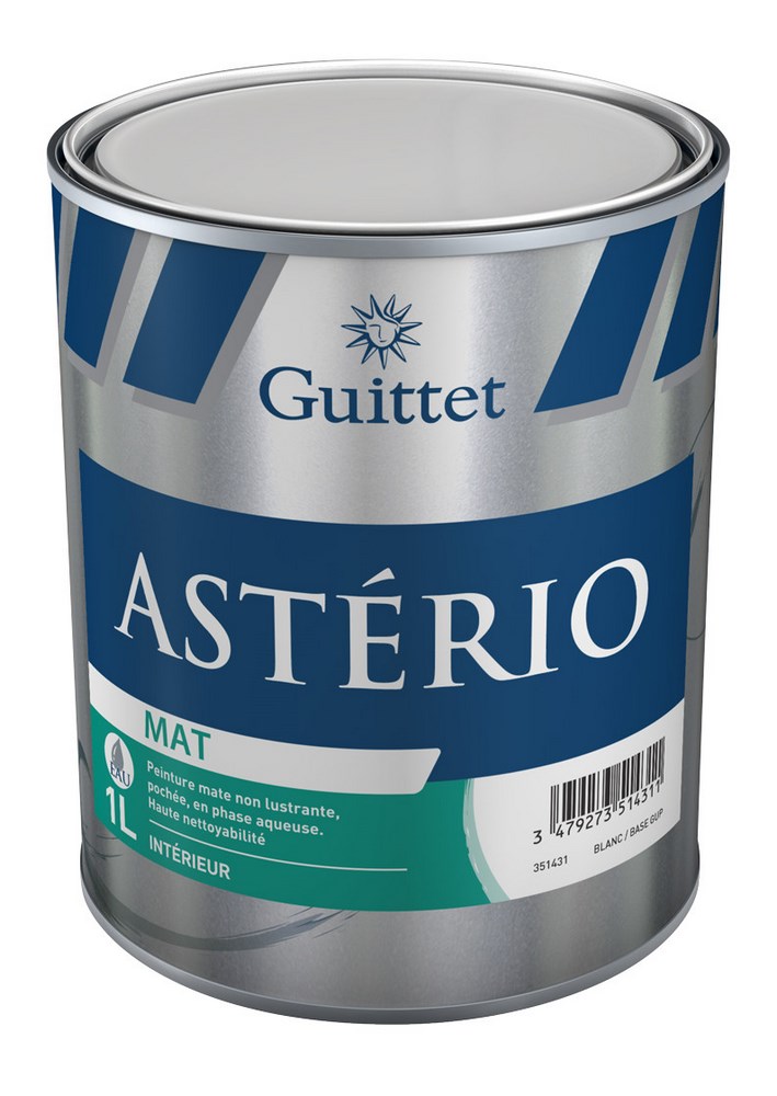 Peinture intérieure mate Astério Mat, haut pouvoir couvrant