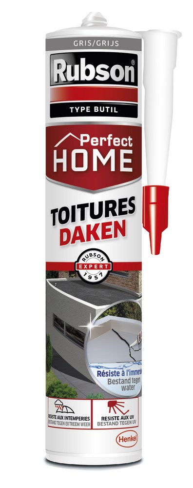 Mastic Perfect Home Toitures Gris 280 ml