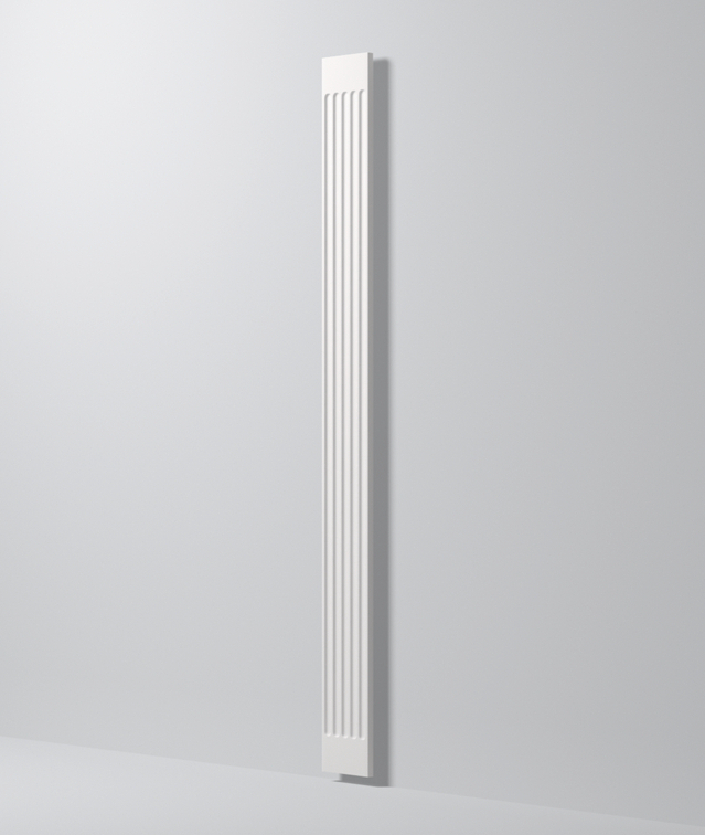 Pilastre décoratif mural Arstyl PP2 en polyuréthane, hauteur 22m