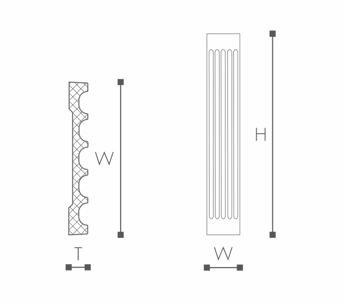 Arstyl PP2 Pilastre 2.02m