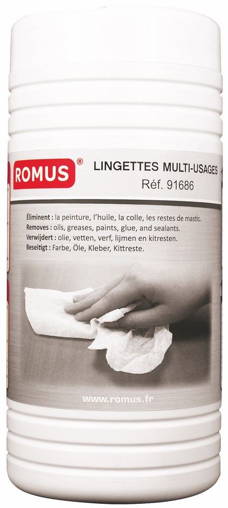 Lingettes multi-usages 20x27cm, pot de 80 lingettes