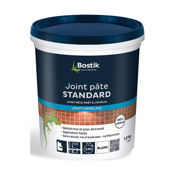 Joint Carrelage en Pâte 1 à 6 mm blanc