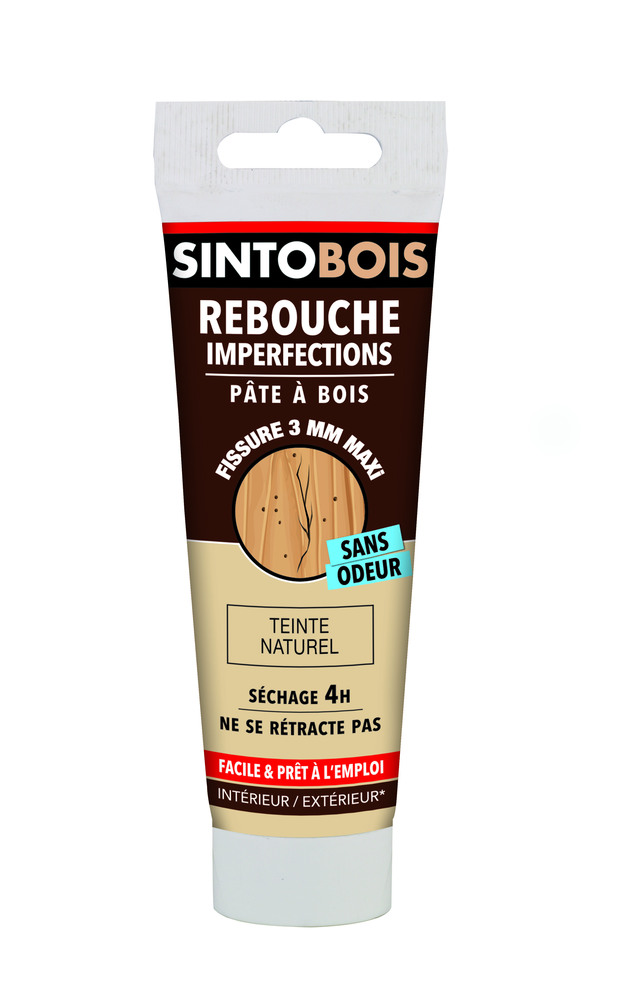 Sintobois Pâte à Bois Rebouche Imperfections 80g