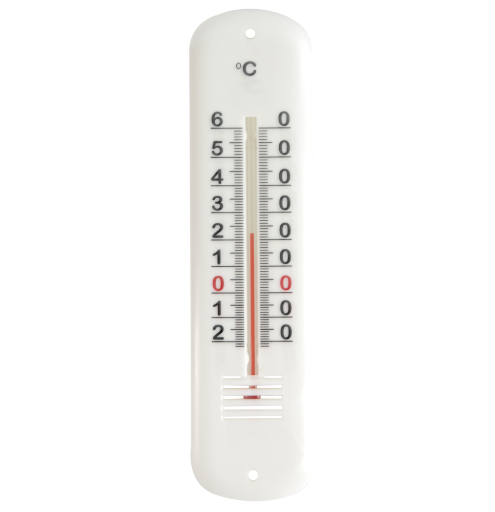 Thermomètre Plastique Blanc 19 cm