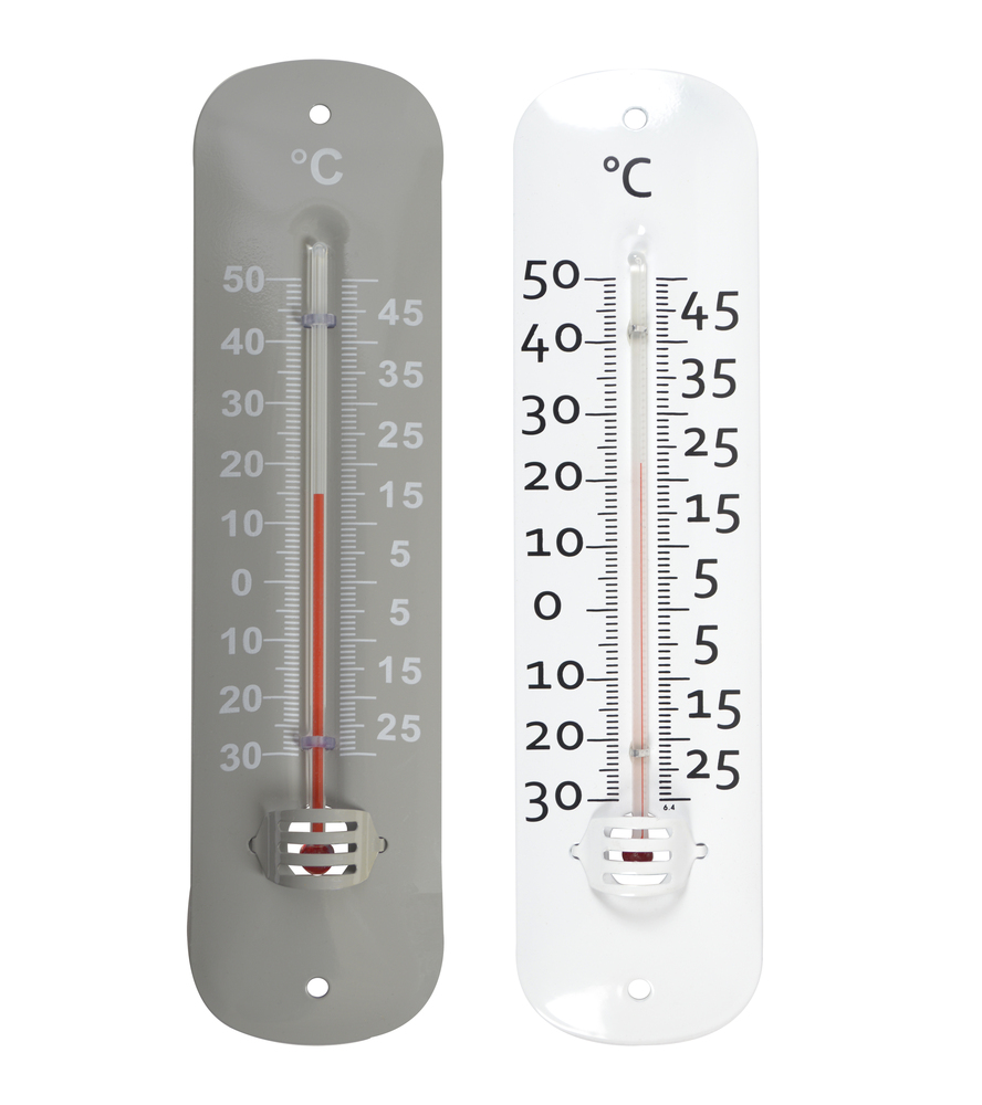 Thermomètre Métal Coloris Panaché 19cm