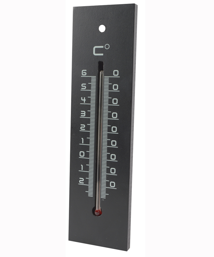 Thermomètre médium 22cm Noir