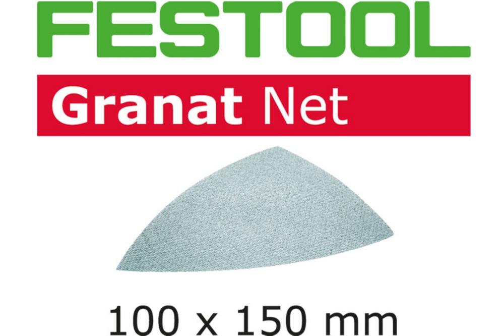 Abrasif STF Granat Net Maillé Delta 100 x 150 mm pour ponceuse triangulaire
