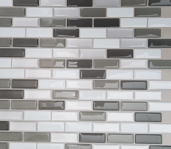 Carrelage adhésif 3D Pate Multi à effet relief et motifs décoratifs variés