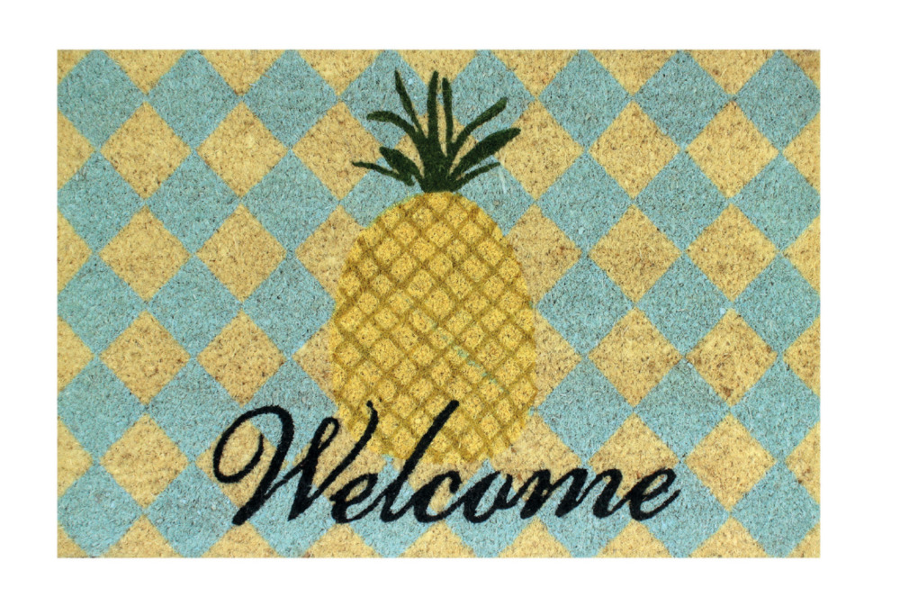 Tapis Coco Imprimé Ananas 40 x 60 cm