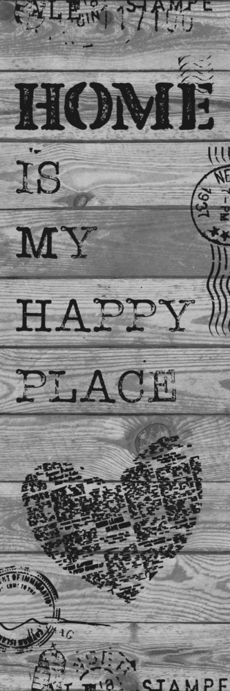 Tapis Happy Home Place Grey 50x150cm sur cintre