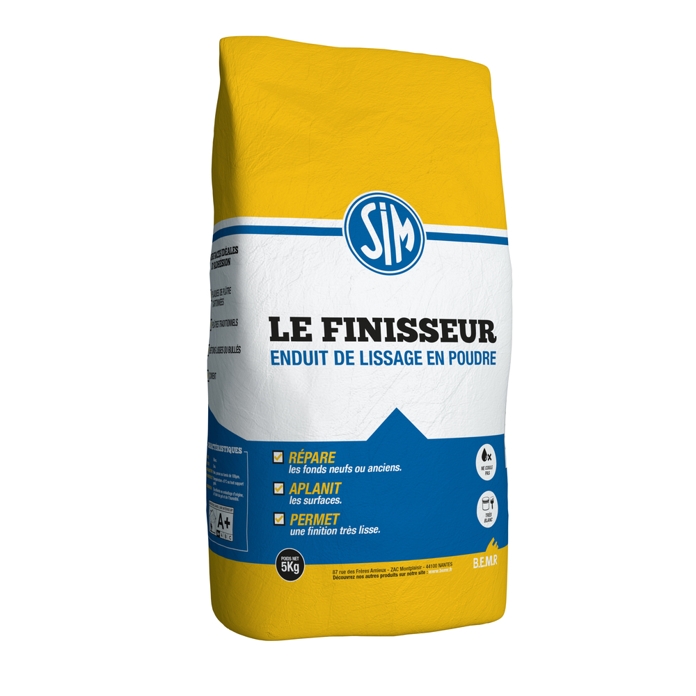 Sim Le Finisseur Enduit de Lissage Poudre 5kg