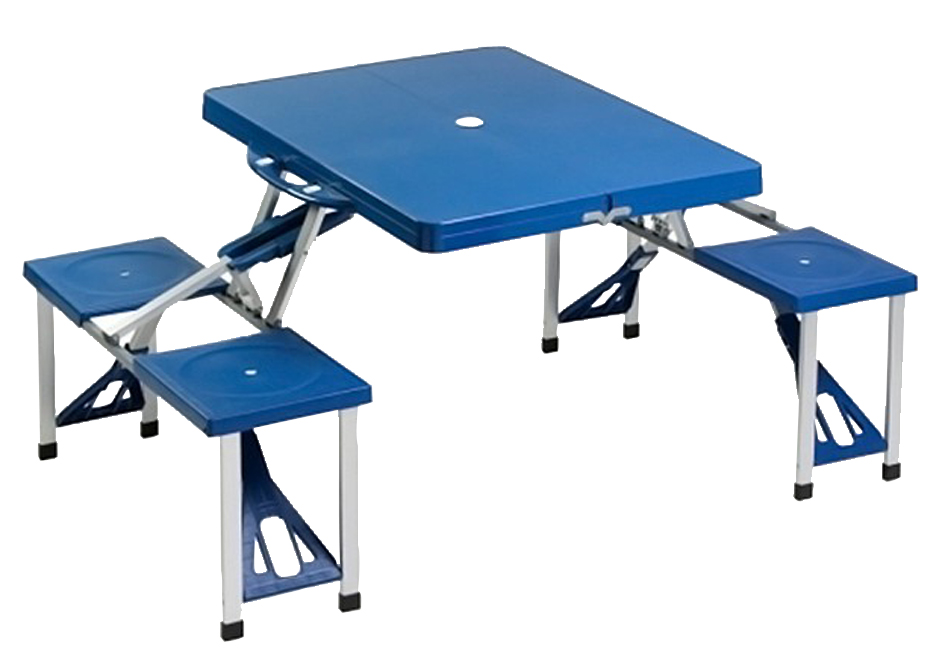 Table camping valise