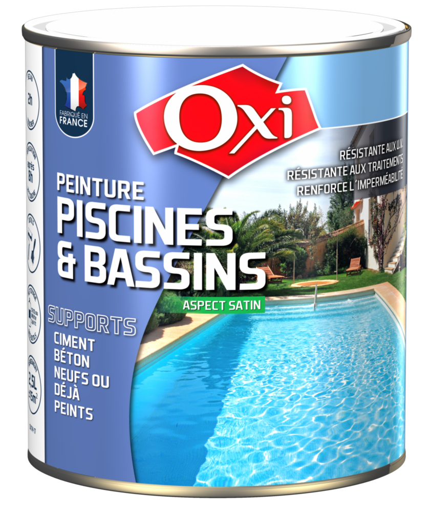 Peinture piscine et bassin solvantée 2.5L