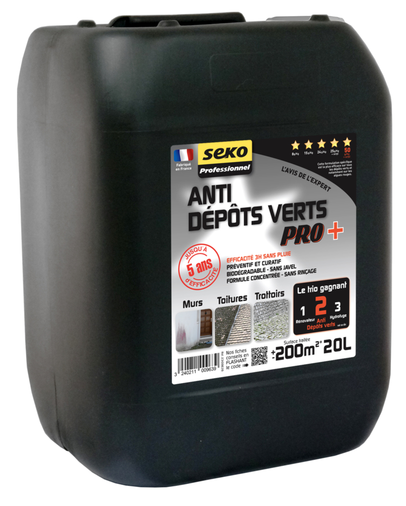 Anti Dépôts Verts Pro+ Concentré Seko 20L