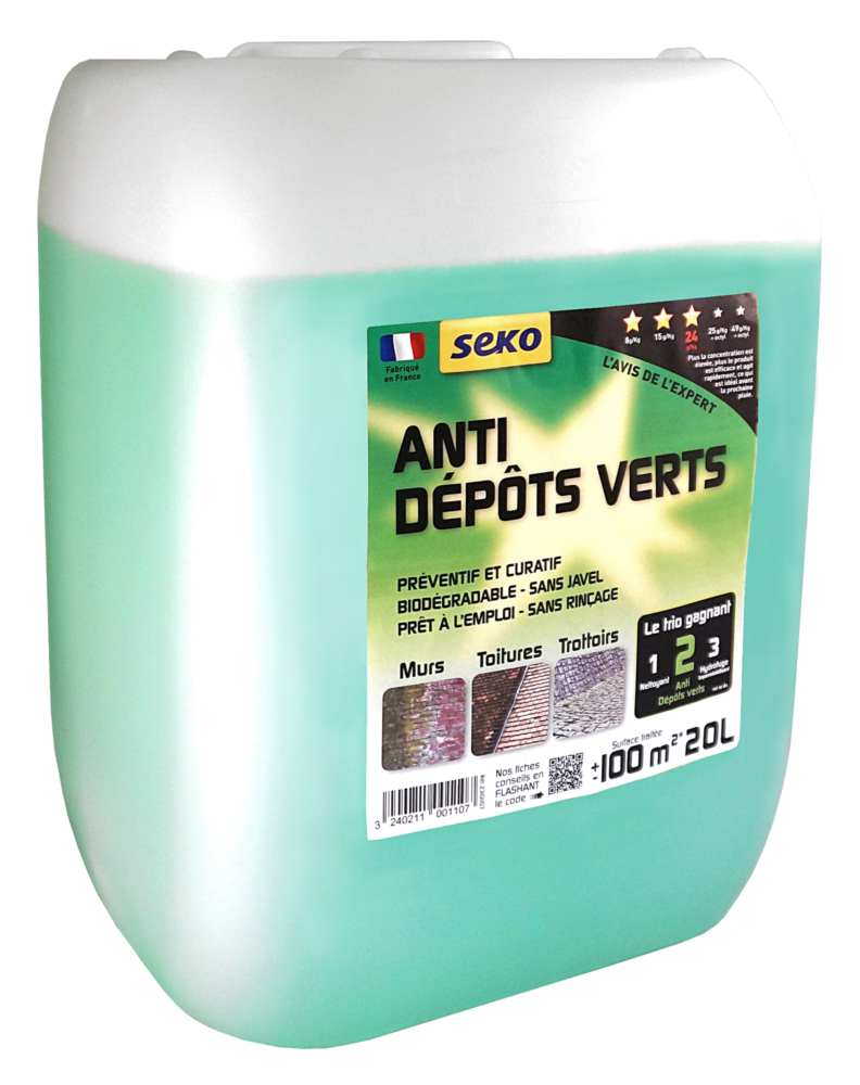 Anti dépôts verts standard Seko 20L