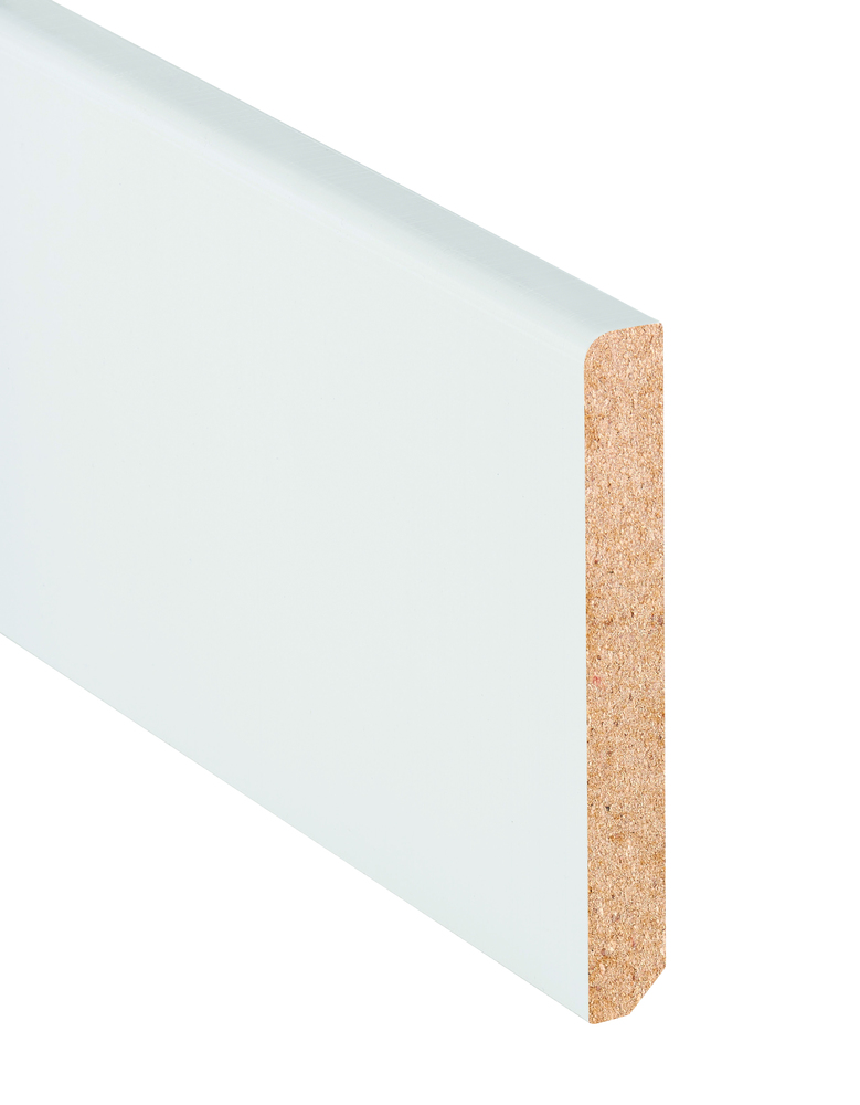 Plinthe MDF Blanche à Peindre 100 mm x 2.20 m 