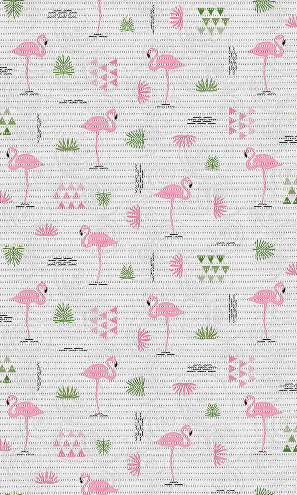 Mousse Flexy Imprimé Flamant Rose 65 cm x 15 m