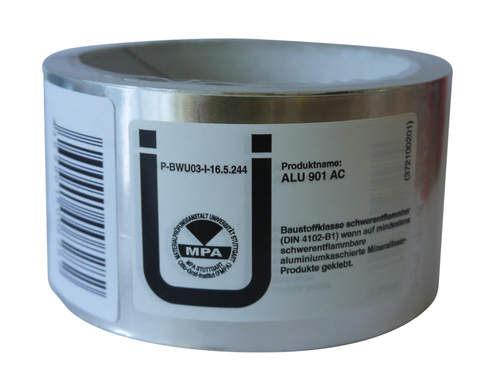 Ruban Aluminium Simple Face Avec Protecteur 75 mm x 33 m