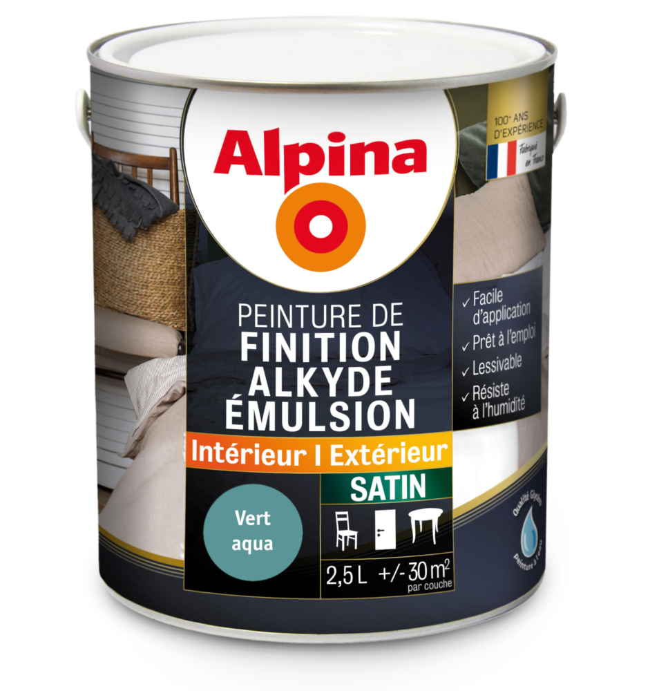 Peinture de Finition Alkyde Satin 2.5L