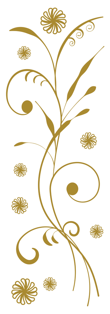 Sticker Folie M 78x24cm Or