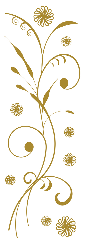 Sticker Folie M 78x24cm Or