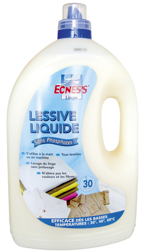 Lessive liquide sans phosphate 3L