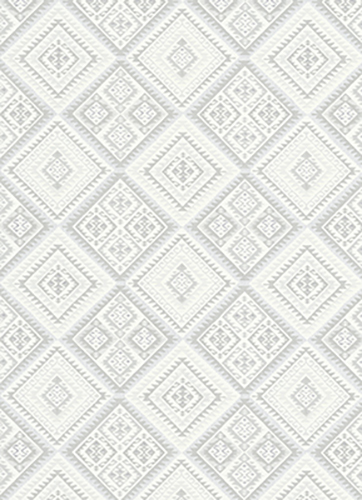 Papier Peint VEI Motif Tapis Gris Clair