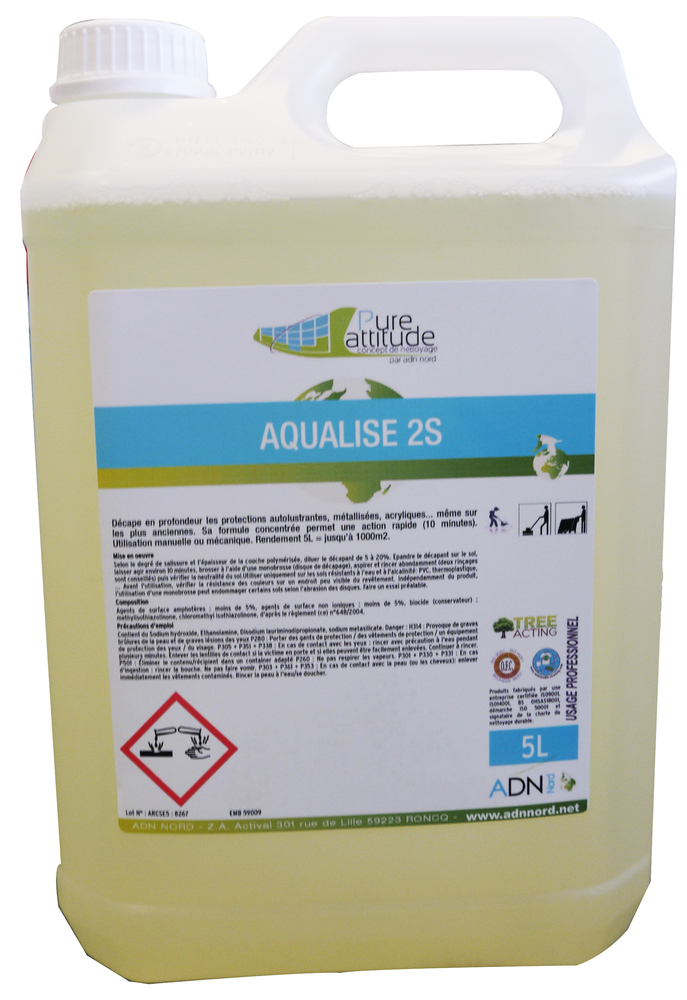 Aqualise 2S Nettoyant pour sols souples 5L