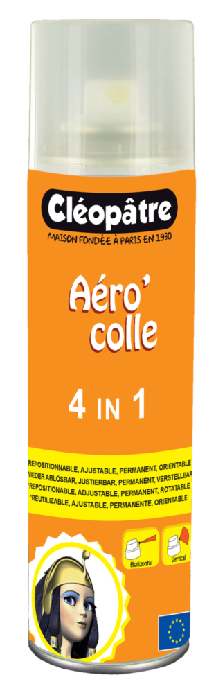 Cléopâtre Aéro'Colle 4 en 1 Aérosol de 250 ml