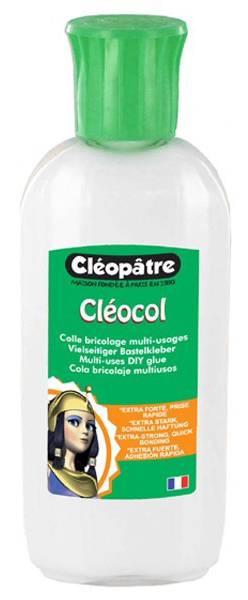 Cléopâtre Colle Blanche Cléo'colle Flacon de 100 g Avec Embout de Précision
