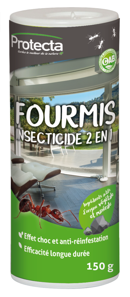 Fourmis Insecticide 2en1 boîte poudreuse 150g