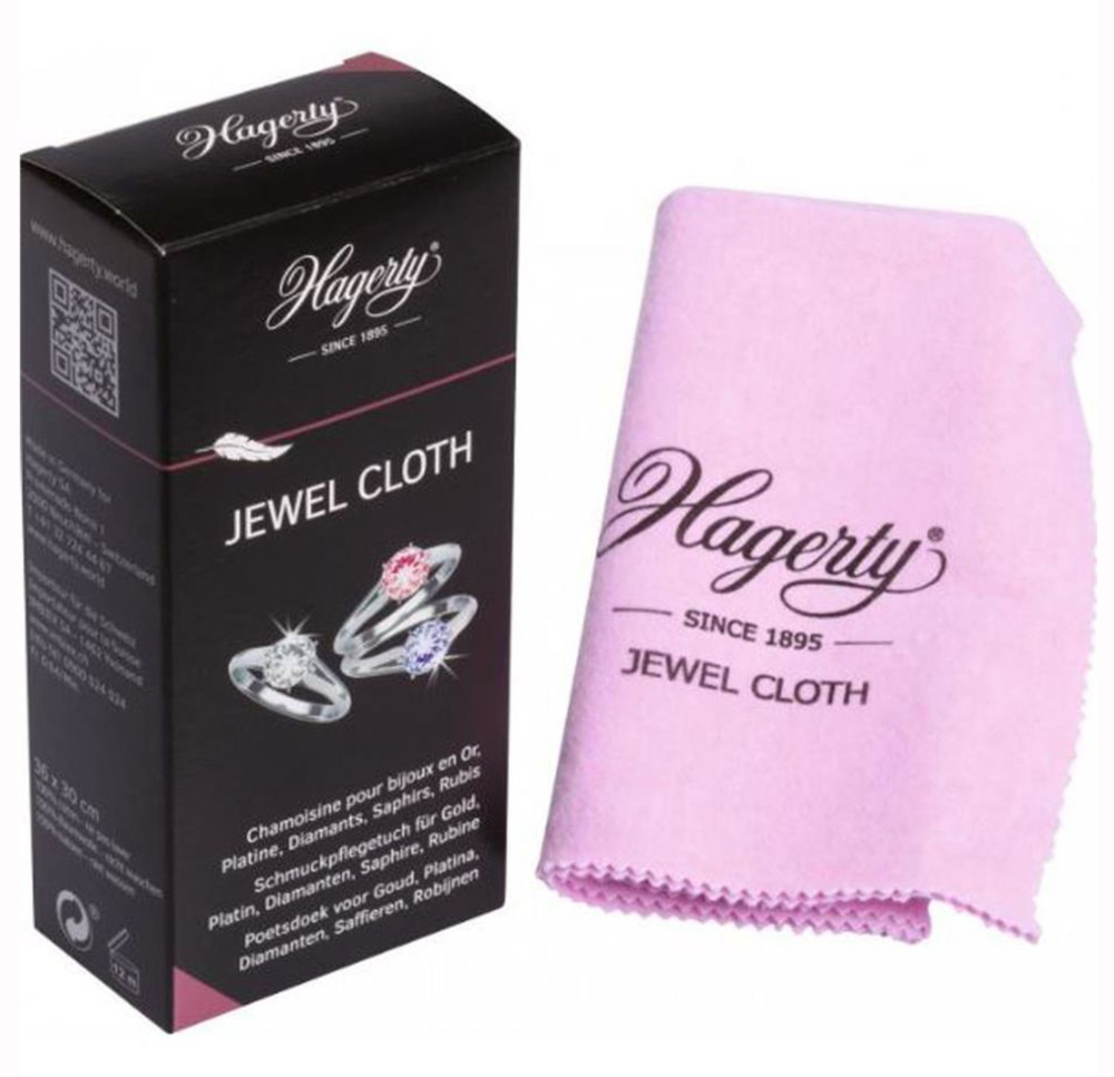 Chamoisine Jewel Cloth douce et efficace pour nettoyer et faire briller les bijoux et pierres précieuses, 30 x 36 cm