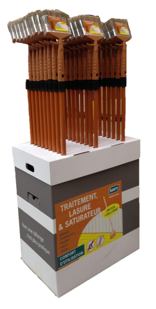 Ensemble Rallonge + Brosse Lasure et Saturateur Box de 27 Pièces