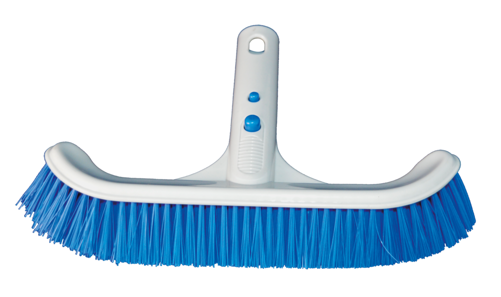 Brosse de Paroi de piscine 26 cm pour le nettoyage efficace des parois et du fond, avec poils résistants.